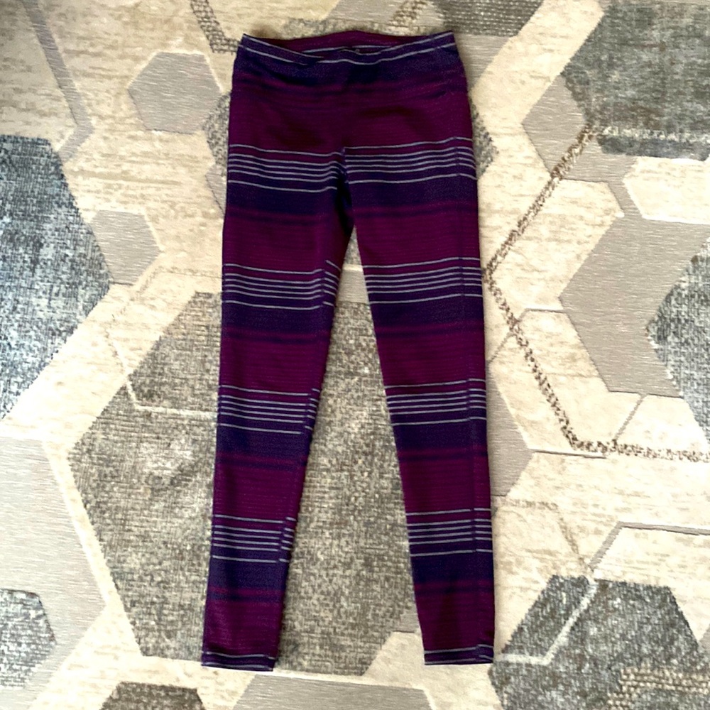 Athleta small striped leggings